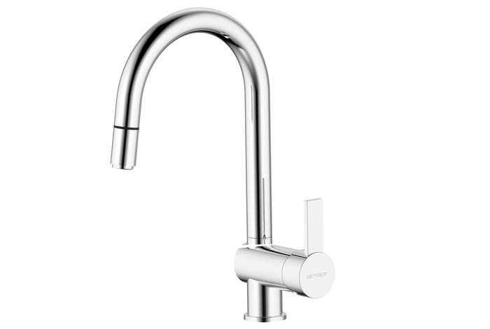 Køkkenarmatur Max Flex krom - Geyser